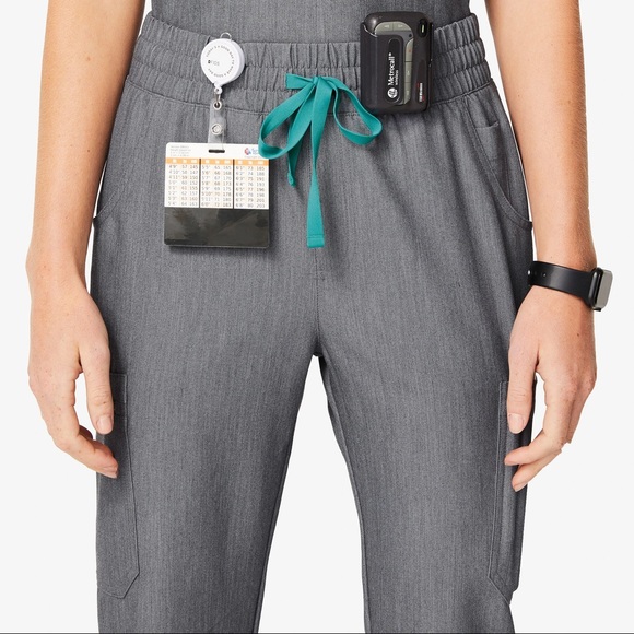 Figs Pants - Figs Graphite Yola Skinny High Waisted Scrub Pants